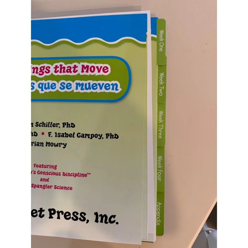 Frog Street Pre-K Teacher Guide Theme 7 Things That Move Bilingual